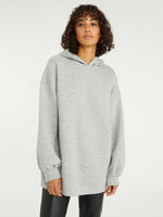 Quilted Sweatshirt | Heather Grey