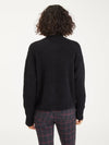 Plush Mock Neck Sweater | Black