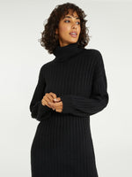 Cozy Nites Sweater Dress | Black Nite