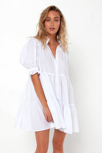 Cecilie Dress | White