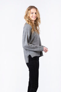 Etta Lightweight Sweater | Dark Grey