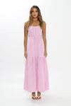 Elyse Maxi Dress | Pink Gingham