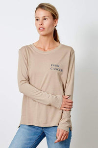 The Suzanne - F Cancer L/S Top | Hummus