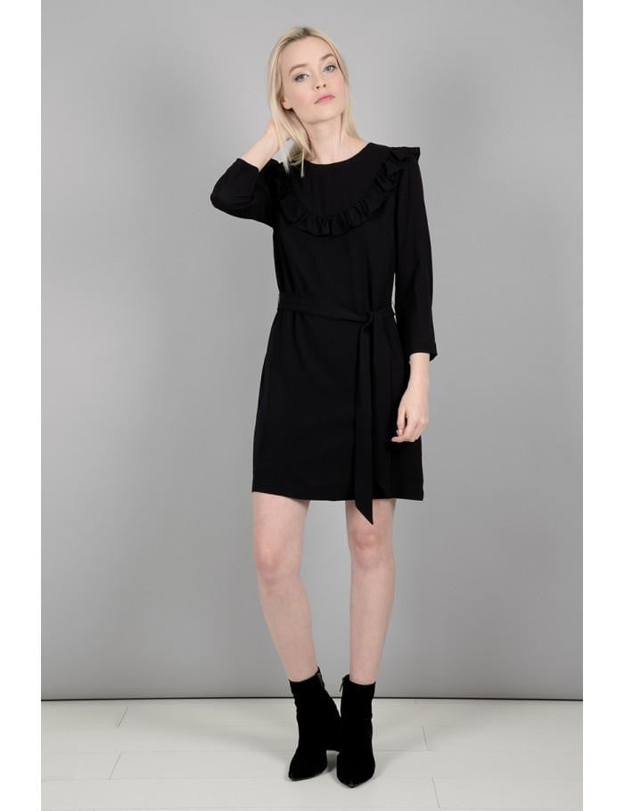 Fitted Shift Dress | Black