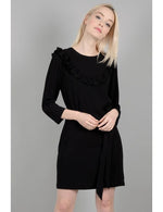 Fitted Shift Dress | Black