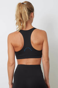 Hallee Sports Bra - Gratitude | Black Sand