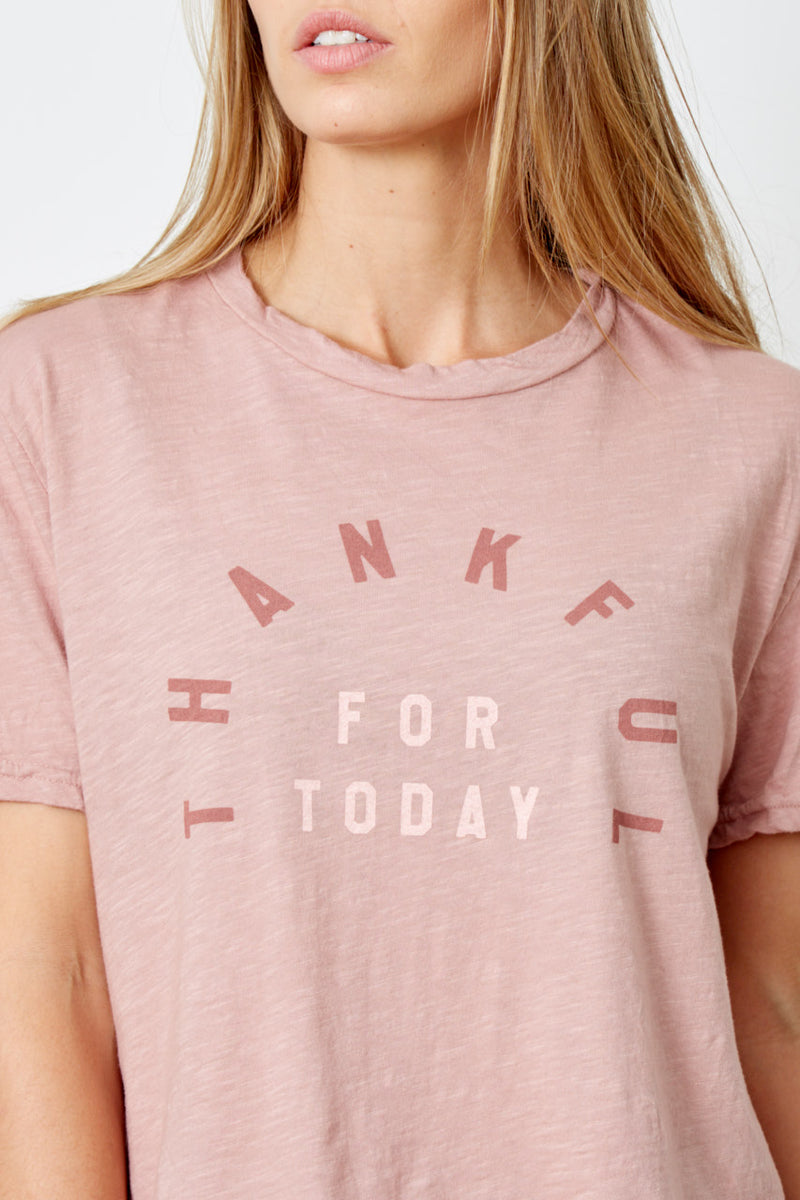 Finny Thankful For Today Top | Misty Rose