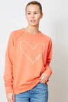 Vita - Love In Heart Sweater | Coral Quartz