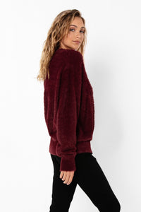 Koda Knit Jumper | Wine