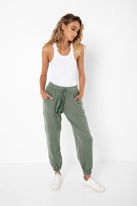 Helena Knit Joggers | Sage