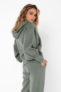 Lola Knit Hoodie | Sage