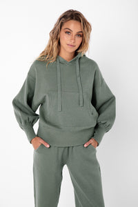 Lola Knit Hoodie | Sage