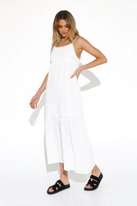 Rosetta Maxi Dress | White