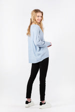 Issy Lightweight Sweater | Pale Blue