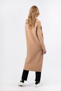 Jimmi Long Coat w/ Pockets | Camel