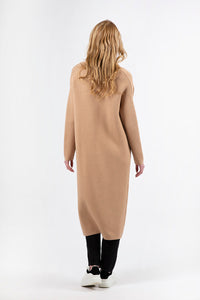 Jimmi Long Coat w/ Pockets | Camel