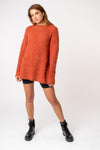 Popcorn Sweater | Burnt Orange