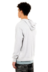 Men's Raglan Zip Beach Hoodie | Grey