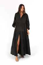 Lexi Long Sleeve Maxi Dress | Black