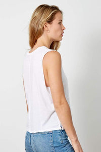 The Lili - Gratitude Crop Top | Optic White