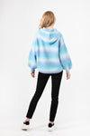 Maxi Ombre Hoody | Turquoise Marl