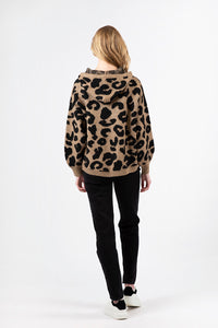 Maximus Hoody | Brown Leopard