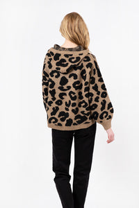 Maximus Hoody | Brown Leopard