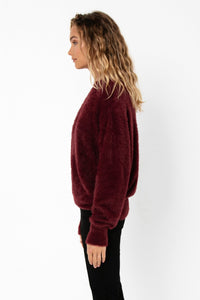 Koda Knit Jumper | Wine