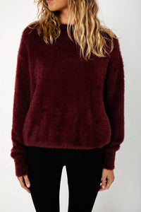 Koda Knit Jumper | Wine