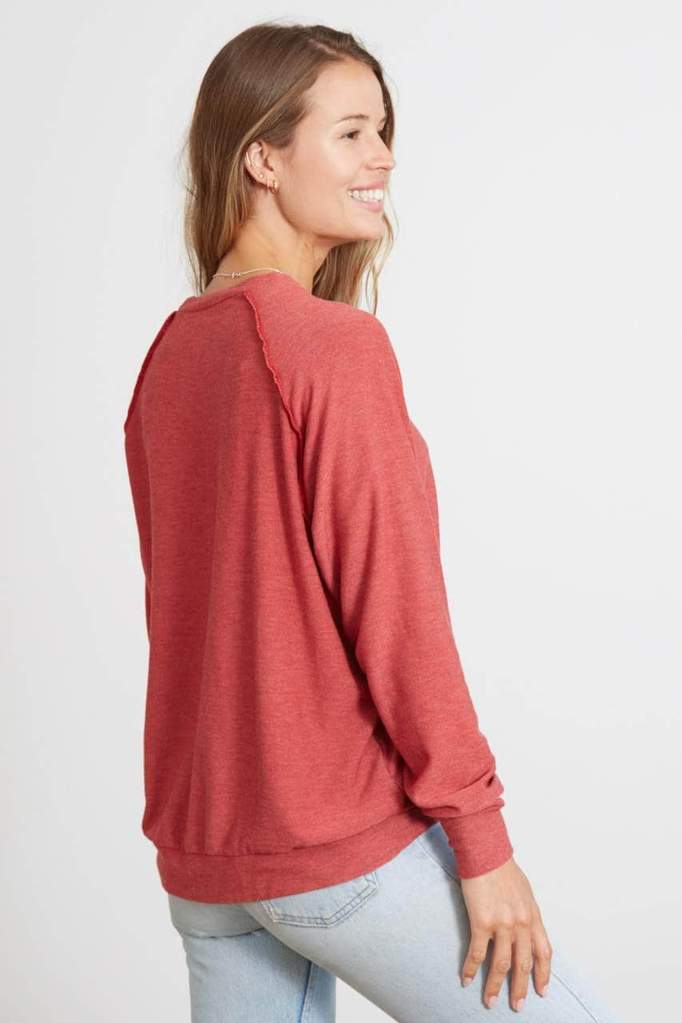 The Marybeth - Chill With My Dog L/S Top | Cherries Jubilee