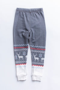 Kids Family Fairisle PJ Set | Heather Charcoal