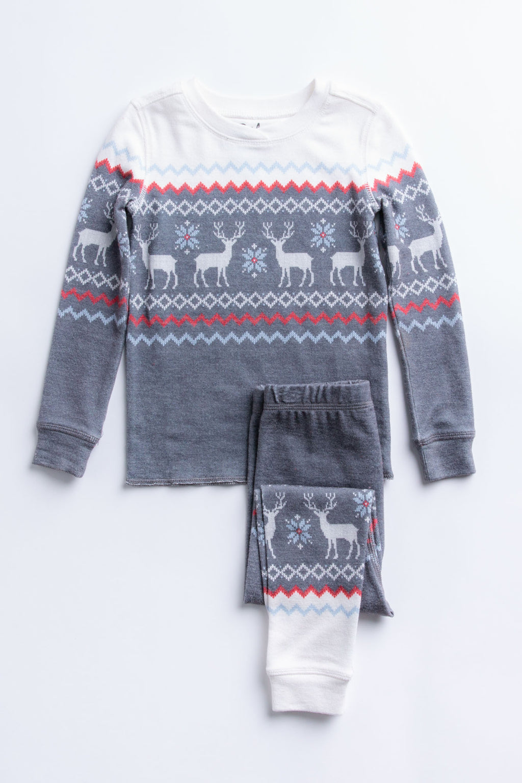 Toddler Family Fairisle PJ Set | Heather Charcoal