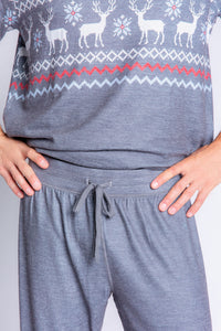 Men's Family Fairisle Pant | Heather Charcoal