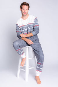 Men's Family Fairisle Pant | Heather Charcoal