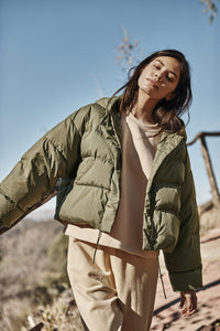 Raylin Puffer Jacket | Sage