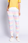 Button Up Babe Banded Pant | Stripe Multi