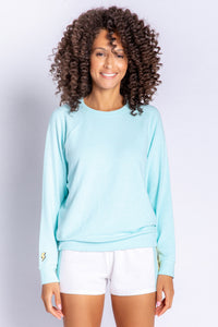 Love Makes The World Go Round L/S Top | Sea Spray