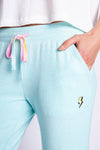 Love Makes The World Go Round Banded Pant | Sea Spray