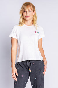 One Love Lounge Short Sleeve Tee | Ivory