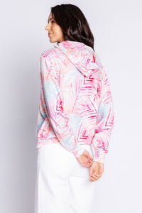 Peachy Party Tropical Hoody | Pink Multi