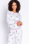 For The Love of Coffee PJ Set | Oatmeal