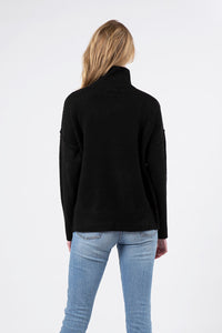 Rohan Lightweight Mock Neck Sweater | Black