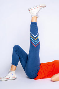 Retro Lounge Banded Pant | Navy