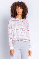 Be Pawsitive L/S Top | Ivory