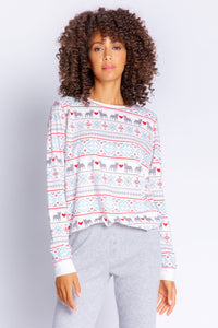 Be Pawsitive L/S Top | Ivory