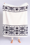 Cozy Items Aztec Blanket | Stone