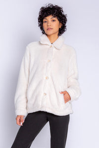 Cozy Items Solid Jacket | Stone