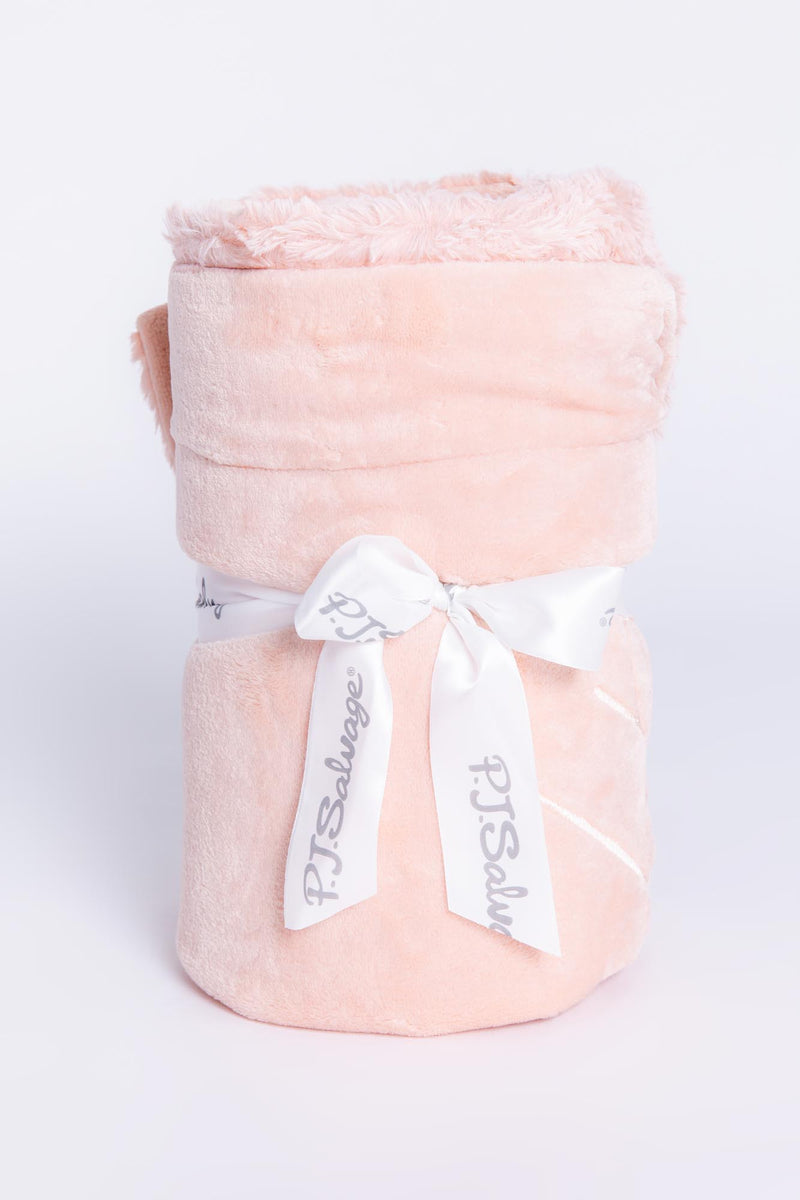 Luxe Plush Cozy Up Blanket | Blush