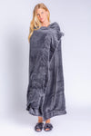 Luxe Plush Dreamer Blanket | Charcoal