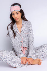 Modal Basics Leopard PJ Set | Oatmeal